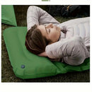 Camping Inflatable Mattress Breathable Camping Mattress Nylon Fabric Inflatable - Blue - Size 190cm