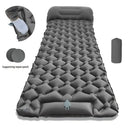 Camping Inflatable Mattress Breathable Camping Mattress Nylon Fabric Inflatable - Green - Size 190cm