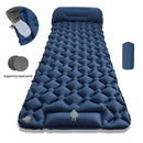 Camping Inflatable Mattress Breathable Camping Mattress Nylon Fabric Inflatable - Orange - Size 190cm