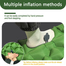 Camping Inflatable Mattress Breathable Camping Mattress Nylon Fabric Inflatable - Orange - Size 190cm