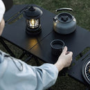 folding camping table, camping furniture, outdoor table, portable table, camping gear, Australian outdoors, picnic table, beach table, compact table, sturdy table-green