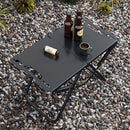 folding camping table, camping furniture, outdoor table, portable table, camping gear, Australian outdoors, picnic table, beach table, compact table, sturdy table-green