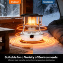 Portable Kerosene Heater Lift-Up Heater Indoor Outdoor Heater Camping Heater - White - Size set