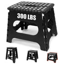 Black foldable camping stool, portable camping seat, lightweight outdoor furniture, durable stool for camping, compact camping gear