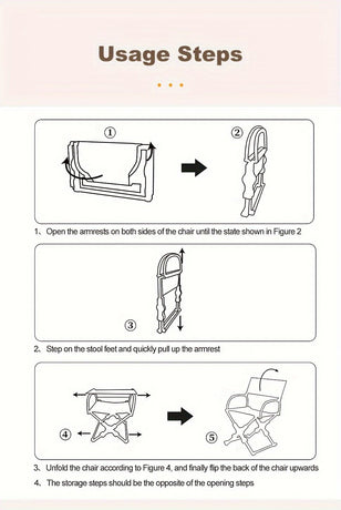 Folding camping chair, portable outdoor seat, camping furniture, lightweight folding chair, comes with carrying bag, Australian outdoor gear - black