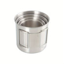 SUS304, outdoor cup set, camping cups, stainless steel cups, outdoor drinking vessels, mesh storage bag, Australian camping gear, family camping cups, stainless steel tumblers, picnic cups
