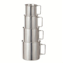 SUS304, outdoor cup set, camping cups, stainless steel cups, outdoor drinking vessels, mesh storage bag, Australian camping gear, family camping cups, stainless steel tumblers, picnic cups