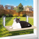 window-mounted cat hammock, cat window perch, cat hammock with suction cups, cat furniture Australia, foldable cat lounger, cat window bed, cat sunbathing hammock, cat window shelfx