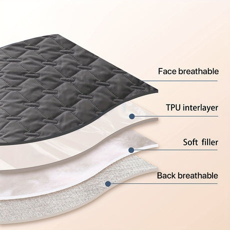 Scratch Resistant Pet Bed Cover, TPE Pet Furniture Protector, 75x75 cm