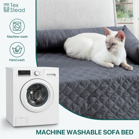 Scratch Resistant Pet Bed Cover, TPE Pet Furniture Protector, 75x75 cm