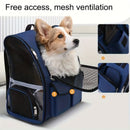 Dog Carrier Backpack Pet Transport Bag Travel Accessory For Dogs Dog Supplies - Black - Size routine
