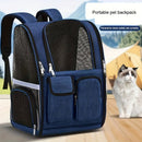 Dog Carrier Backpack Pet Transport Bag Travel Accessory For Dogs Dog Supplies - Black - Size routine