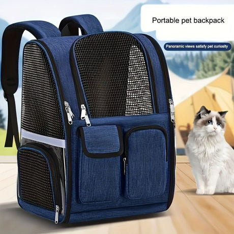 Dog Carrier Backpack Pet Transport Bag Travel Accessory For Dogs Dog Supplies - Red - Size routine