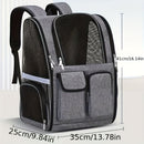 Dog Carrier Backpack Pet Transport Bag Travel Accessory For Dogs Dog Supplies - Red - Size routine