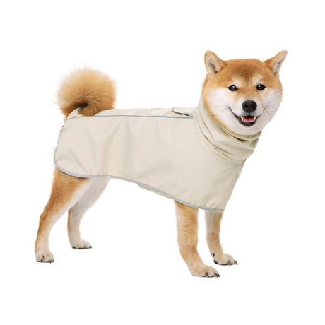 Waterproof Dog Poncho Reflective Dog Cape Dog Rainwear Pet Waterproof Clothing - Black - Size 2XL-8-12kg
