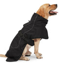 Dog Coat Warm-Lined Waterproof Medium-Large Dog Reflective Dog Coat Winter Dog - Dark Green - Size XL-26-33kg