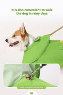 Dog Raincoat Shiba Inu Raincoat Corgi Raincoat Frog-Themed Dog Clothing - Green - Size L-15-17kg