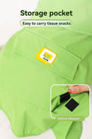 Dog Raincoat Shiba Inu Raincoat Corgi Raincoat Frog-Themed Dog Clothing - Green - Size XS-4-7.5kg