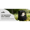 Black Blue dog carrier, skylight dog carrier, pet transport, small dog carrier, dog travel accessory, high-quality dog carrier, Australian pet carrier, small pet carrier
