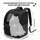 Black Blue dog carrier, skylight dog carrier, pet transport, small dog carrier, dog travel accessory, high-quality dog carrier, Australian pet carrier, small pet carrier