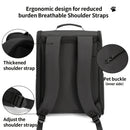 Black Blue dog carrier, skylight dog carrier, pet transport, small dog carrier, dog travel accessory, high-quality dog carrier, Australian pet carrier, small pet carrier