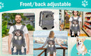 Gray Black outdoor pet backpack, dog backpack, pet carrier, outdoor dog gear, pet travel, dog transportation, Australia pet carrier, small dog backpack, medium dog carrier, breathable pet backpack