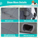 Gray Black outdoor pet backpack, dog backpack, pet carrier, outdoor dog gear, pet travel, dog transportation, Australia pet carrier, small dog backpack, medium dog carrier, breathable pet backpack