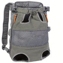 Gray Black outdoor pet backpack, dog backpack, pet carrier, outdoor dog gear, pet travel, dog transportation, Australia pet carrier, small dog backpack, medium dog carrier, breathable pet backpack
