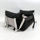 White car dog bed, dog carrier for car, pet travel accessories, dog transport in car, dog car seat, dog travel bed, Australian pet travel, secure dog carrier
