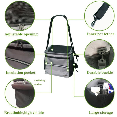 bicycle dog carrier, front mounted dog carrier, dog bike transport, pet cycling accessory, dog bike basket, Australian dog bike carrier, small dog carrier for bicycle