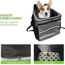bicycle dog carrier, front mounted dog carrier, dog bike transport, pet cycling accessory, dog bike basket, Australian dog bike carrier, small dog carrier for bicycle