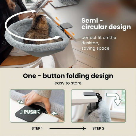 hanging cat bed, cat resting place, space - saving cat bed, cat furniture, high - quality cat bed