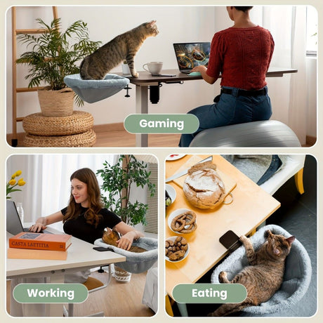 hanging cat bed, cat resting place, space - saving cat bed, cat furniture, high - quality cat bed