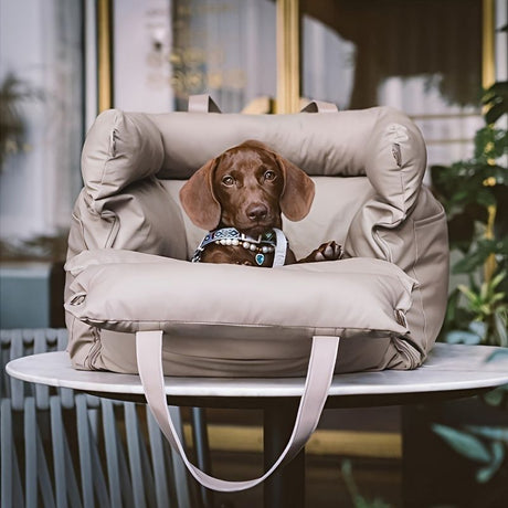 Black Green Blue Black car dog seat, dog travel, pet car accessories, dog safety in car, Australian pet products, dog car seat, portable dog bed, road trip with dog