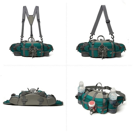 Bicycle Bag Cycling Bag Waist Chest Bag Bike Accessories High-Quality Bag - Olive - Size Regular