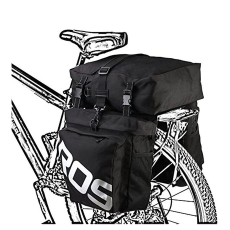 Bicycle Rear Rack Bag Set - Durable & Spacious Cycling Storage