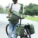 Bicycle Rear Rack Bag Set - Durable & Spacious Cycling Storage