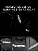 Bicycle Tail Bag with Quick Access Kettle Pocket & Reflective Safety Light