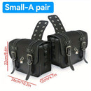 motorcycle side bags, water bottle bag, PU leather, combination lock, motorcycle accessories, durable side bags, secure storage, Australian market