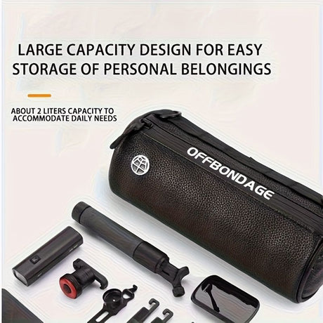 OFFBONDAGE Bicycle Handlebar Bag – Durable Cycling Storage for Australian Riders