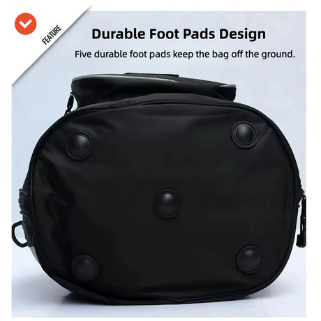 Black White motorcycle shoulder bag, Pro Biker bag, biking accessory, high-quality bag, durable bag, biker essentials, Australia biker gear, motorcycle storage bag