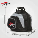 Black White motorcycle shoulder bag, Pro Biker bag, biking accessory, high-quality bag, durable bag, biker essentials, Australia biker gear, motorcycle storage bag