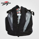 Black White motorcycle shoulder bag, Pro Biker bag, biking accessory, high-quality bag, durable bag, biker essentials, Australia biker gear, motorcycle storage bag