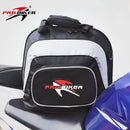 Black White motorcycle shoulder bag, Pro Biker bag, biking accessory, high-quality bag, durable bag, biker essentials, Australia biker gear, motorcycle storage bag