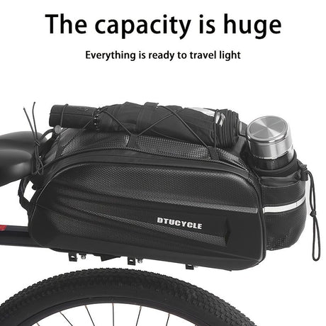 bicycle saddle bag, cycling accessories, large capacity saddle bag, weather-resistant bike bag, Australian cycling gear, bike storage solution, cycling essentials pouch