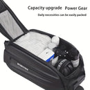 bicycle saddle bag, cycling accessories, large capacity saddle bag, weather-resistant bike bag, Australian cycling gear, bike storage solution, cycling essentials pouch