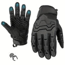 Men'S Full-Finger Gloves Tactical Gloves Touchscreen Gloves MTB Gloves Hiking - Camouflage - Size XL
