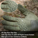 Men'S Full-Finger Gloves Tactical Gloves Touchscreen Gloves MTB Gloves Hiking - Camouflage - Size XL