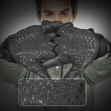 Cycling Gloves All-Round Protection Gloves Durable Cycling Gloves Ergonomic - Camel - Size M