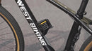 West Biking, folding bike lock, bike security, combination lock, cycling accessories, Australian cyclists, portable lock, bike lock Australia